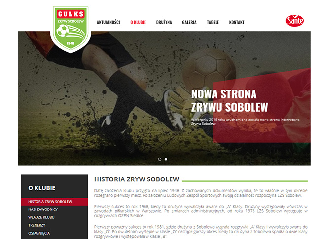 Nowa strona internetowa Zrywu Sobolew